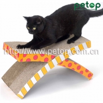 PT1008 Good Selling Shaped Cat Scratcher Lounge Bed